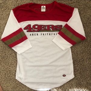 PINK 49ER jersey